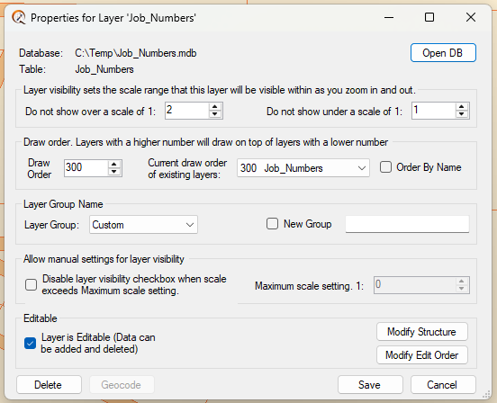 Save Layer Properties